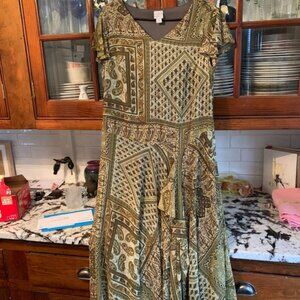 Emma James‎ boho sparkle maxi dress. Worn once. Size 14. Retail 135